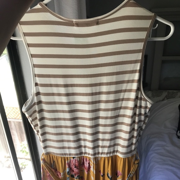 lux & co brooke 2fer knit maxi dress